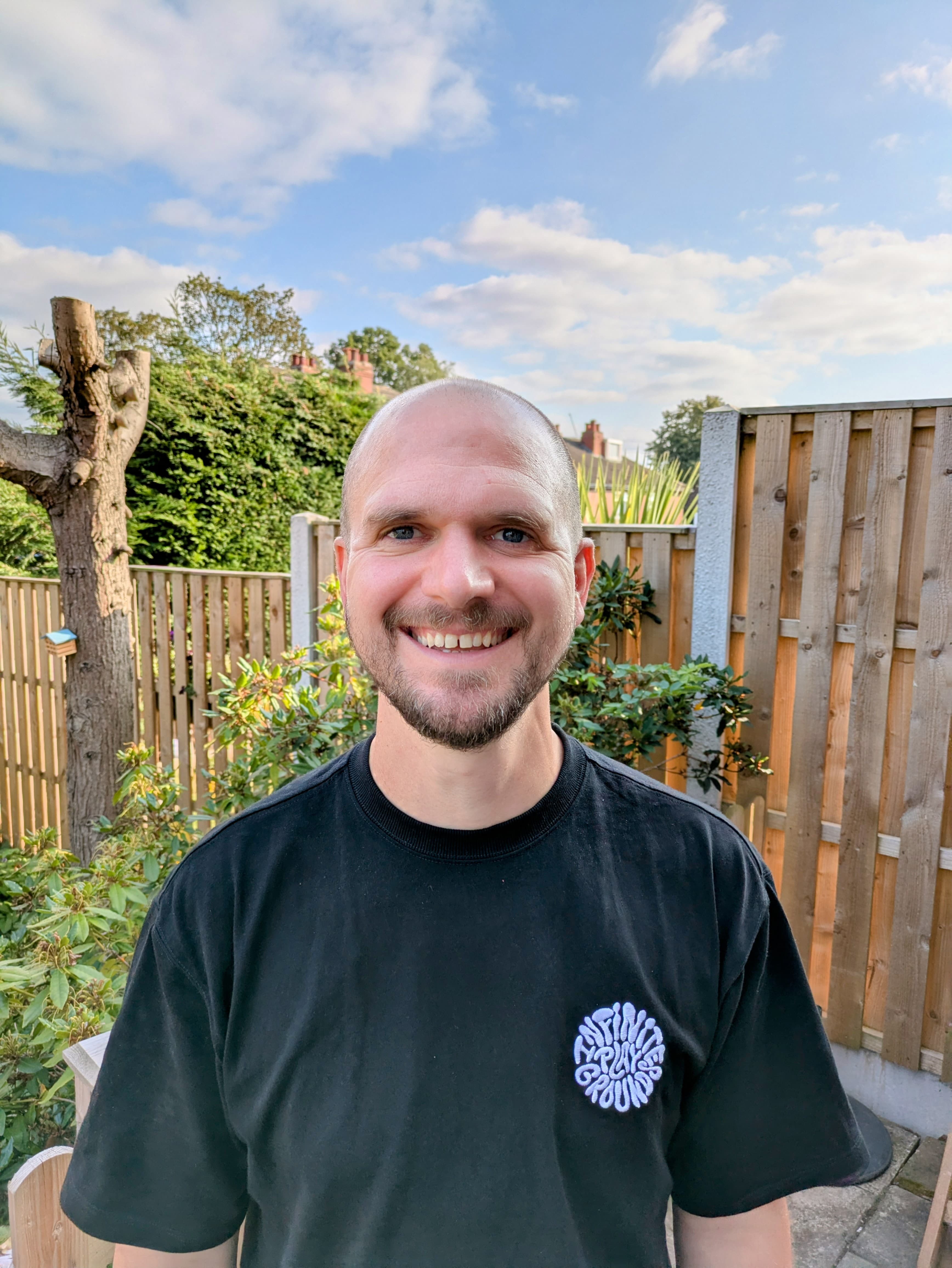 Danny, co-founder of Adaptify Education and a primary school teacher in Leeds, smiling outdoors